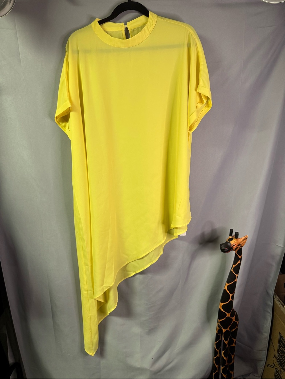 Amazon Yellow Asymmetric Women’s Blouse